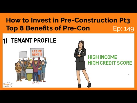 Hoe te beleggen in Pre-constructie Pt 3 - Top 8 Voordelen van Pre-Construction