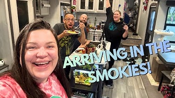 Arriving In The Smokies! Scenic Travel Vlog Driving Newfound Gap Road & Friends New RV