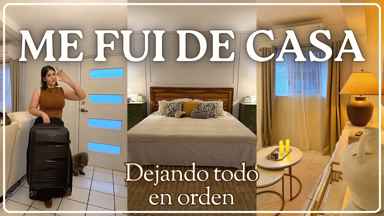 Me voy de casa... Limpieza Profunda de toda la casa para dejar TODO en orden 🧹✨| Limpia Conmigo