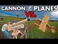 Apple cannon vs airplanes  lots of carnage