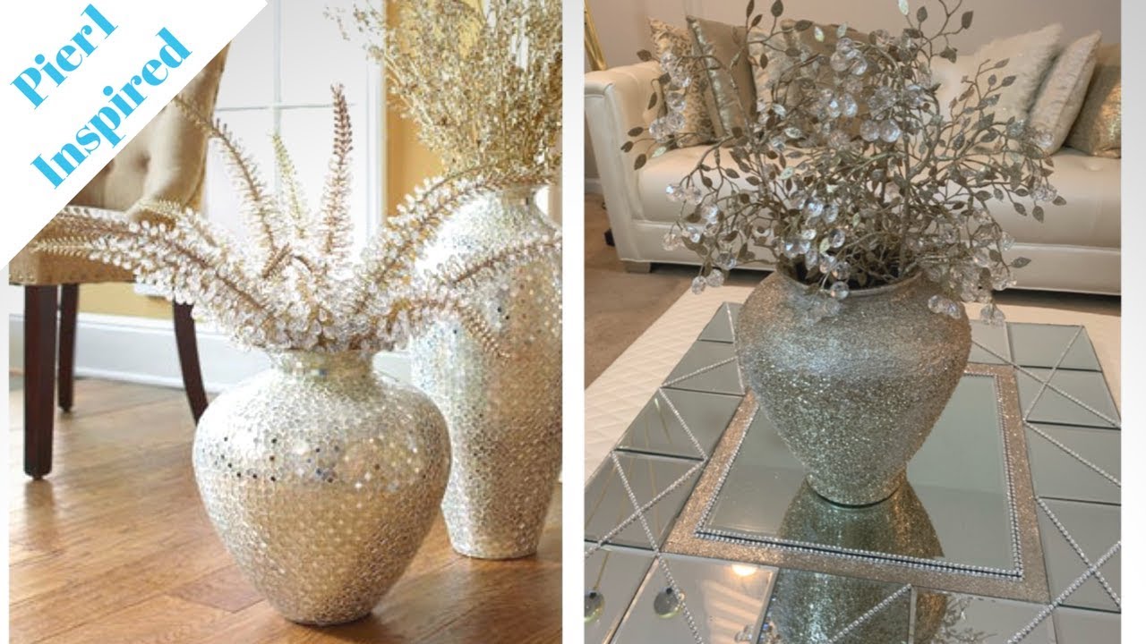 Pier1 Inspired Diy Champagne Gold Vase Bonus Diy Youtube