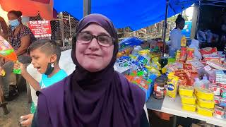 #President Irfaan Ali tours Guyana's largest Sunday market - #Hydronie, East Bank Essequibo.
