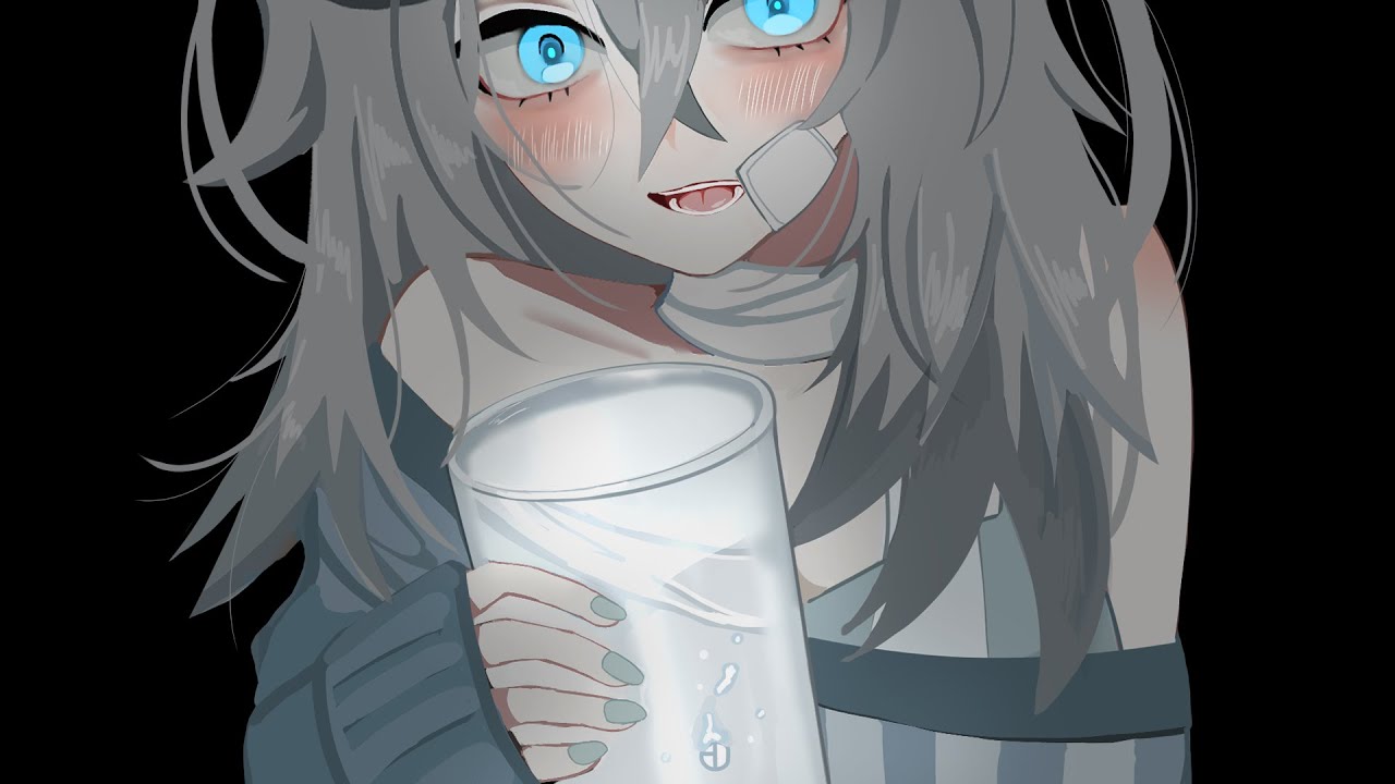 (빗소리)수상한 물을 건네는 얀데레물 asmr