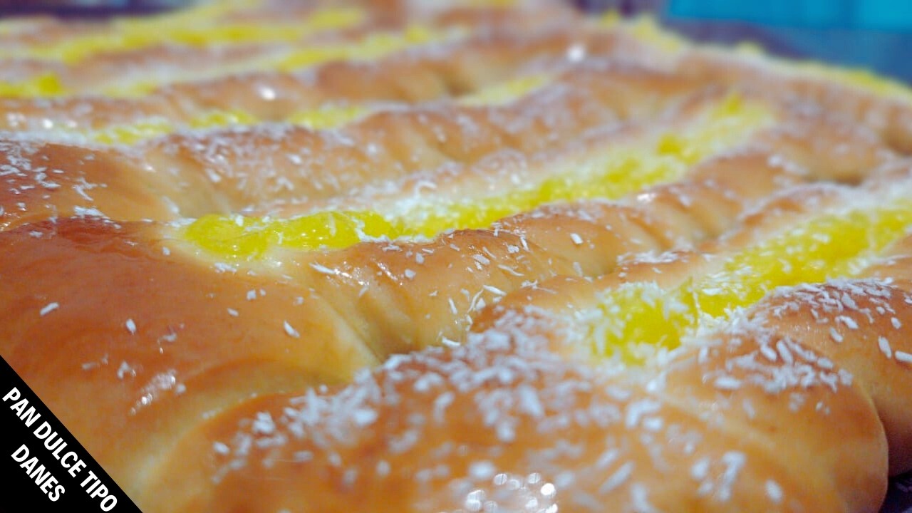 Pan Dulce Tipo Danés con Aceite 🥐 Fácil, Económico y Muy Suave