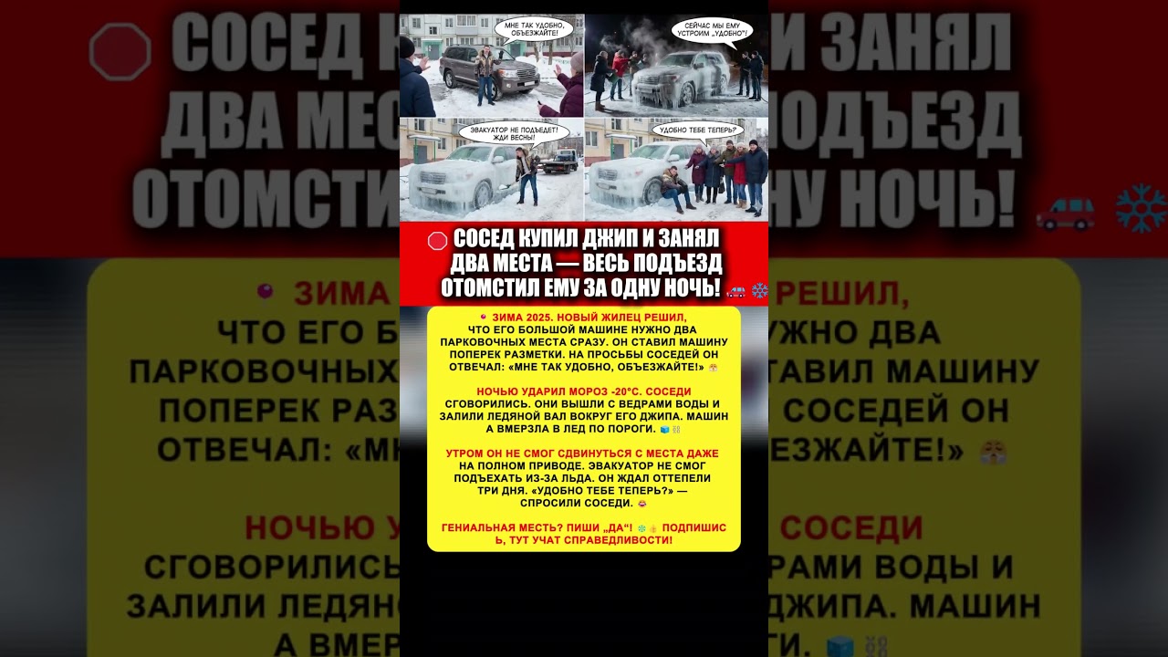 📍 Зима 2025  Новый жилец решил, что его большой м