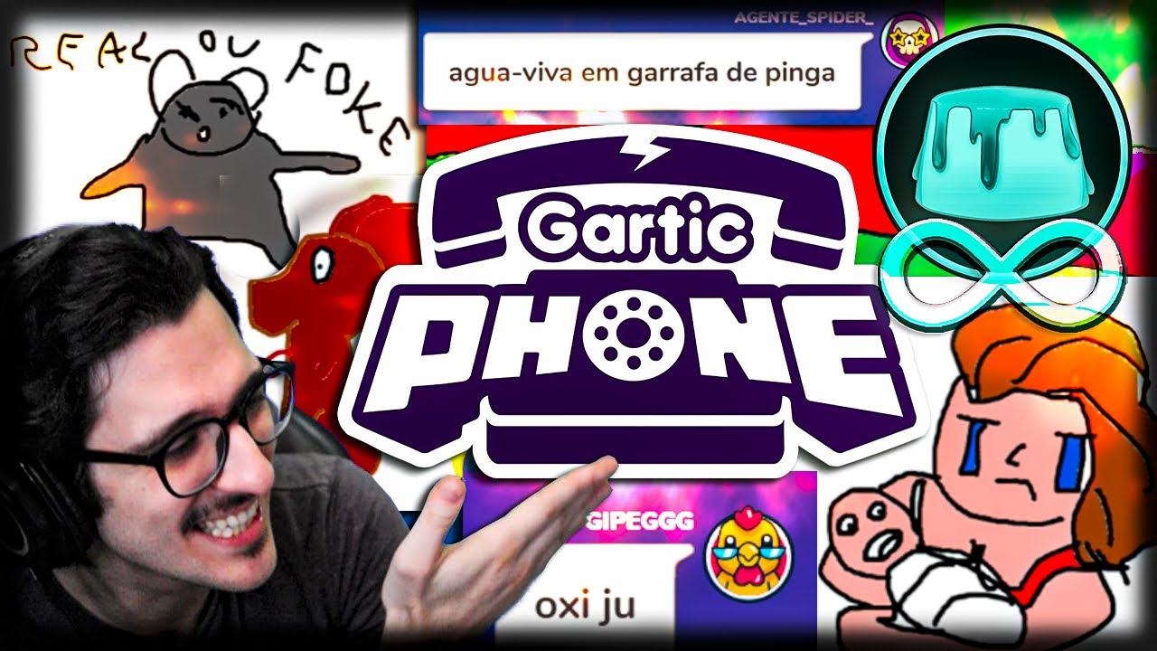 O MEGA GARTIC PHONE DE 50 PESSOAS COMPLETO