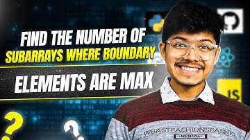 3113. Find the Number of Subarrays Where Boundary Elements Are Maximum | Binary Search | Monotonic