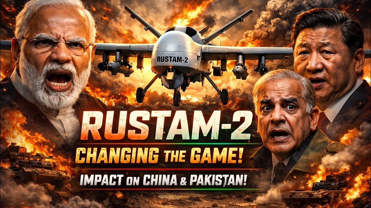 Pakistan Rustom India's Rustom-2 (Tapas) Drone: Why China & Pakistan Are Worried? 🇮🇳 ...