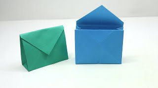 How to Fold Origami Handbag Shape Envelope - DIY Bag Envelopes Tutorial