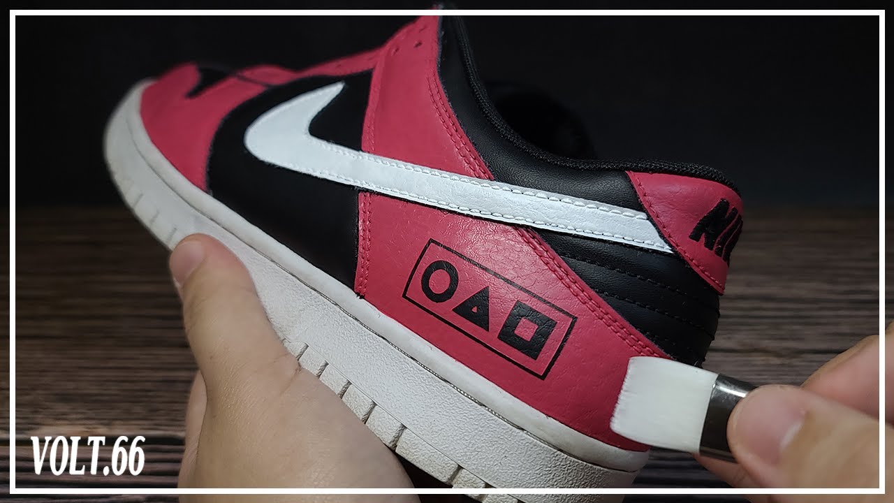 [Custom Shoes] Dunk Low Squid Game Custom - Part 2