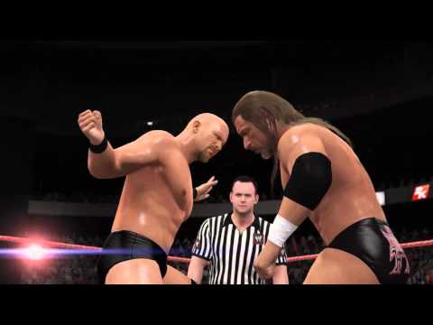 WWE 2k16 - "Stone Cold" Steve Austin vs. Triple H: No Way Out 2001 - Austin 3:16 Part 21