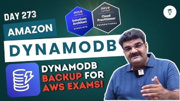 Day 273 || Must-Know DynamoDB Backup for AWS Exams! || AWS Tutorial
