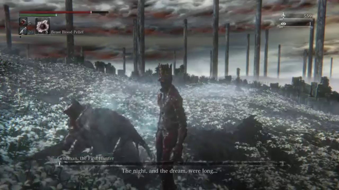 Герман Первый Охотник и Кулак Гратии ( Gehrman the First Hunter vs Fist of Gratia )