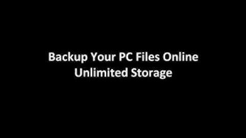 Online Backup - Backup Your PC For Free!