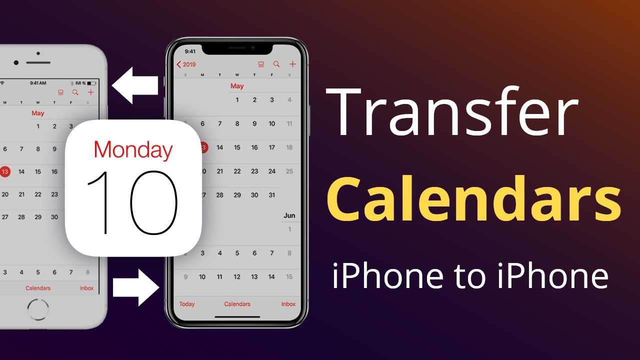 How to Transfer Calendars from iPhone to iPhone YouTube