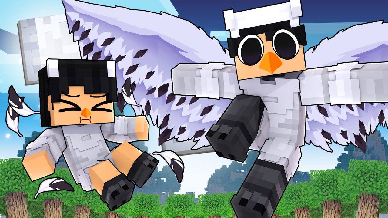 O NASCIMENTO até a MORTE de um BEBÊ CORUJA no Minecraft