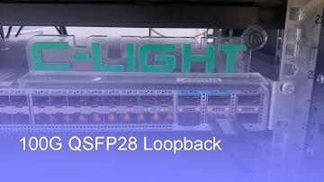 Application of C-light 100G QSFP28 Loopback on Cisco, Dell, Juniper & Huawei switches