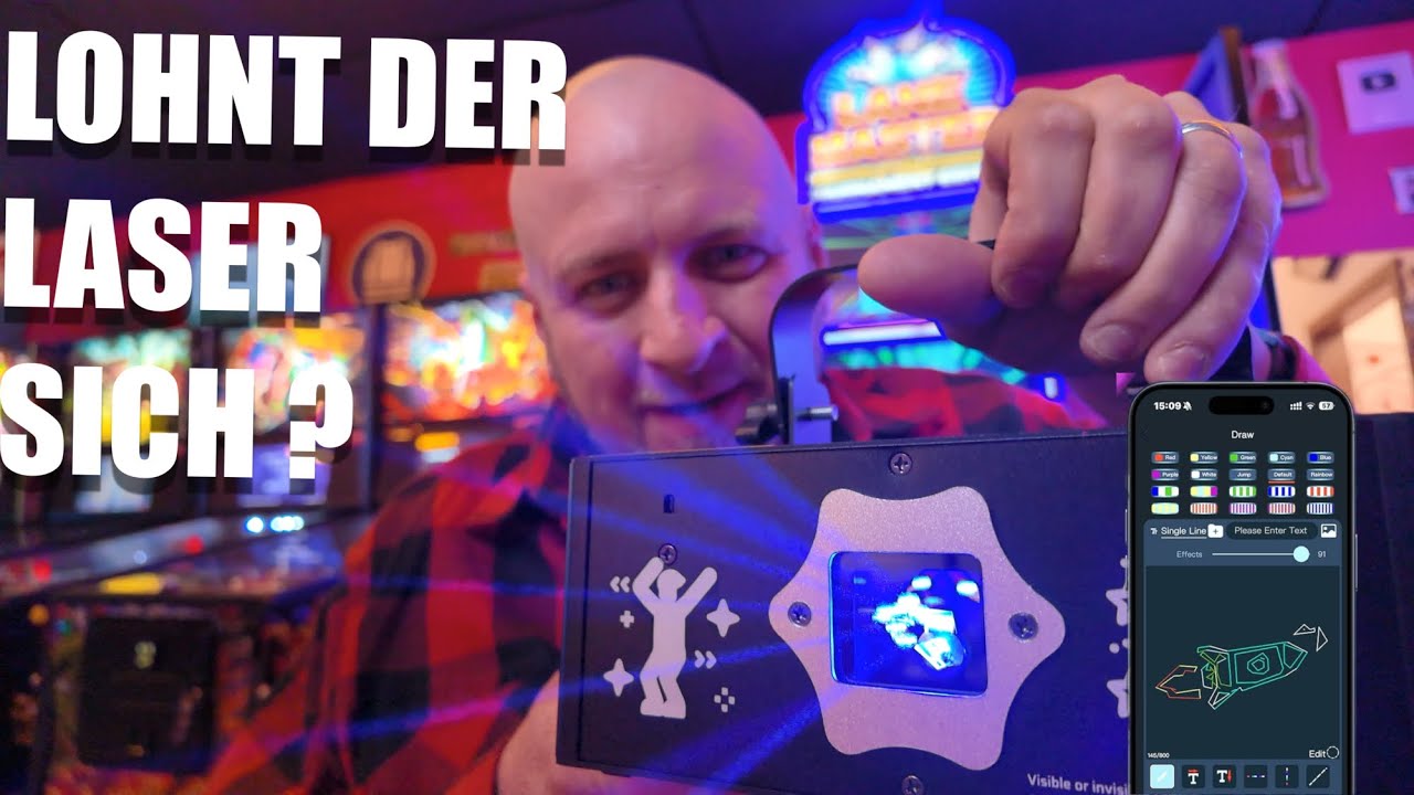 Party Laser für Zuhause Test Ehaho Disco Laser von Amazon