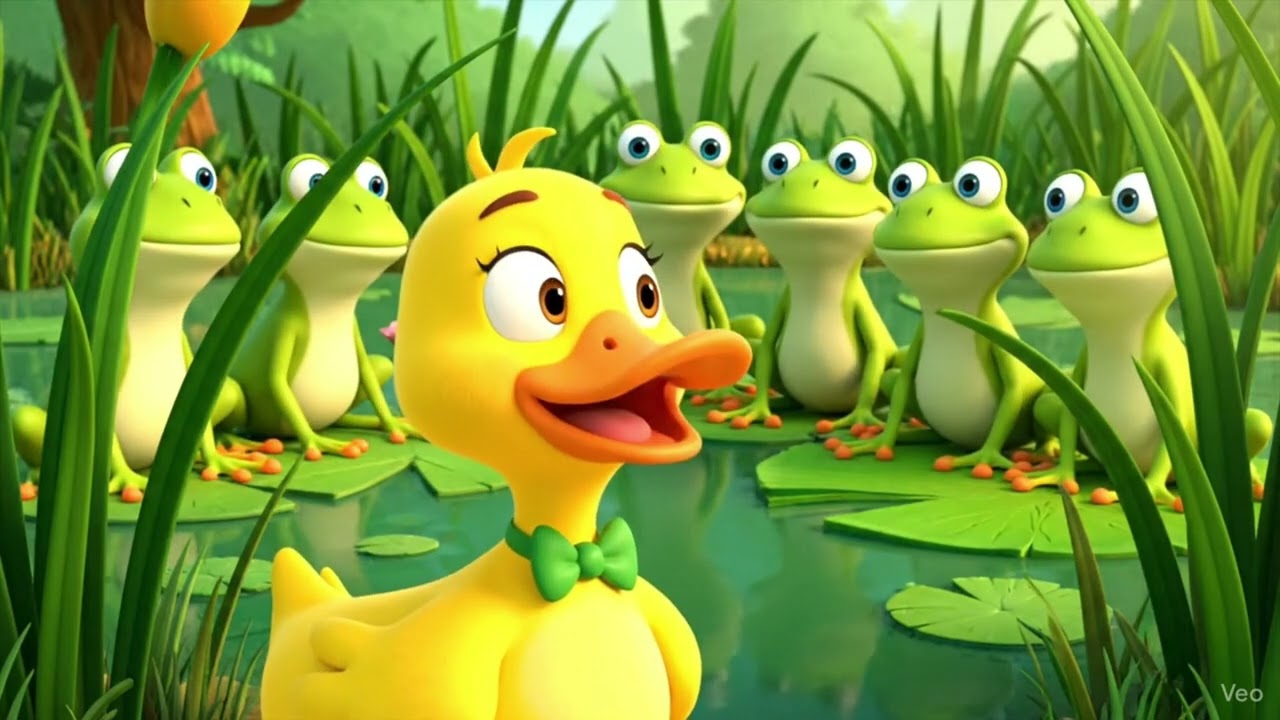 Duck & Frog's Pond Adventure! | Happy Animal Friends  