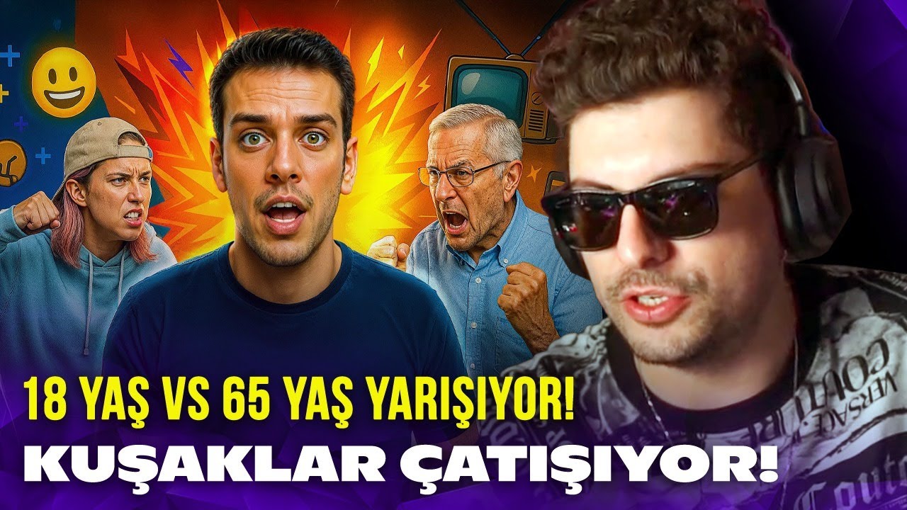 HYPE ''18 YAŞ VS 65 YAŞ YARIŞIYOR! KUŞAKLAR ÇATIŞIYOR!'' VİDEOSUNU İZLİYOR! | Orkun Işıtmak