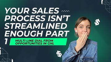 Build a Streamlined Sales Process in GHL Part 1
