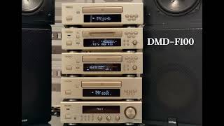 Denon Stereo Receiver DRA-F100 HiFi Anlage  in champagnersilber
