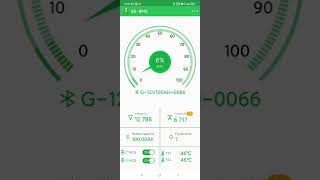 CHINS smart 12v 100ah 200ah lifepo4 battery connected to Bluetooth APP screenshot 2