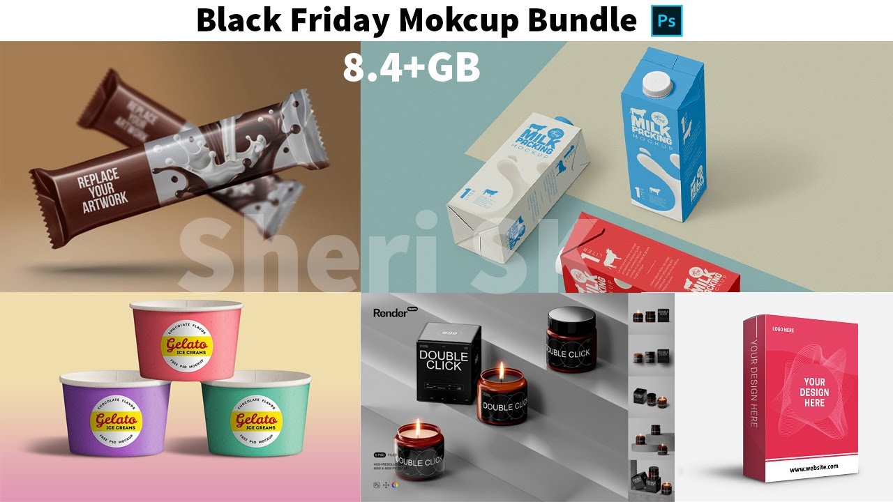 8.40+GB  Black Friday Mega Mockup Bundle |Sheri Sk| |Mockup PSD Download|