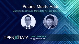 Polaris Meets Hudi: Unifying Lakehouse Metadata Across Tabl… | Yufei Gu &amp; Ethan Guo | OpenXdata 2026