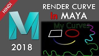 Render Curve In Maya | Maya Curve Render Method | How To Curve Rander Maya | All Curve Render Maya