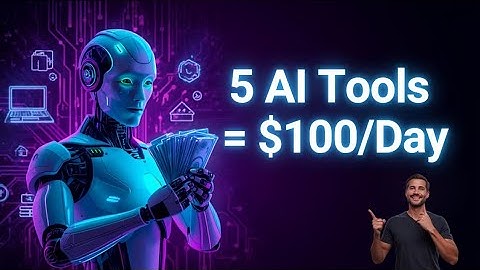5 AI tools that make you $100/day