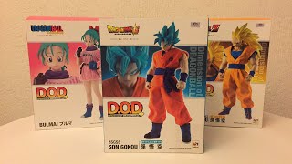 UNIVERSO DE DRAGÓN BALL Dimension Of DragonBall Bulma, Goku SS3, Son Gokou SSGSS de Megahouse figura