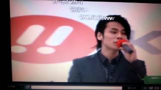 2013.3.26沖縄映画祭～CODE-V～Nalawの美川さんのモノマネ
