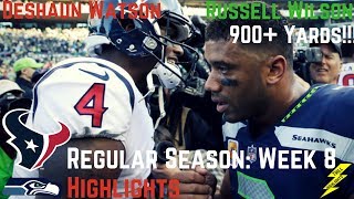 Deshaun Watson & Russell Wilson Week 8 Regular Season Highlights Respect! | 10/29/2017