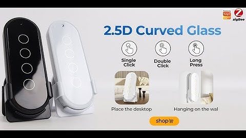 Tuya ZigBee Wireless Smart Home Scene Switch 4 Gang 12 Scene Touch Light Switch Smart Life