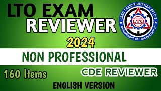 2024 LTO EXAM REVIEWER NON-PROFESSIONAL DRIVER'S LICENSE ENGLISH VERSION 100% PASSED screenshot 4