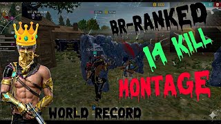 World Record 14 KiLL || BR RANKED || OBAIDUL #freefire #viral #trending 