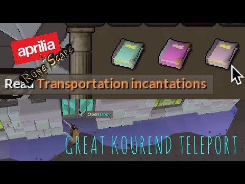 [OSRS] Great Kourend Teleport Unlock Guide (Transportation Incantations)