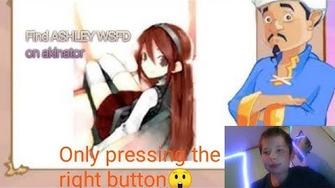 Ashley WSFD Problem on Akinator.