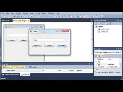 Visual Basic - 53 - CType