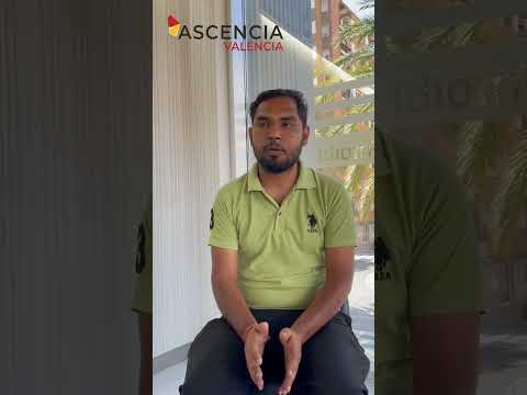 TESTIMONIAL ASCENCIA VALENCIA - OUR STUDENT AVINASH FROM INDIA , SPANISH LANGUAGE