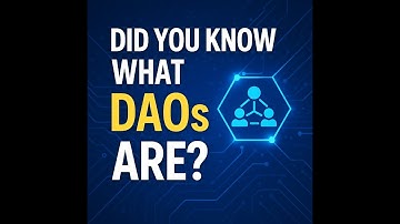 🇺🇸 “Did you know what DAOs (Decentralized Autonomous Organizations) are?” 🔗🌍