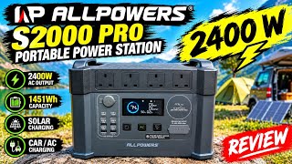 ★ ALLPOWERS S2000 PRO PORTABLE POWER STATION REVIEW ★