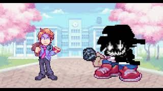Fnf Corruption Week 5 skip Dialogue vs Senpai