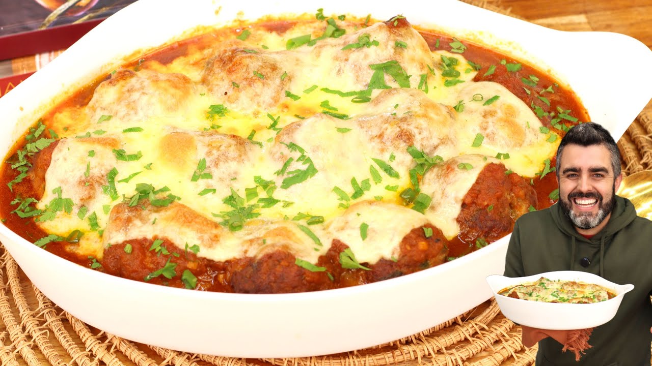 ALMONDEGAS APETITOSAS AO MOLHO COM QUEIJO - ALMOÇO PRÁTICO E DELICIOSO - Receitas de Pai