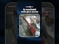 İş makinesi yokuş aşağı kaydı!