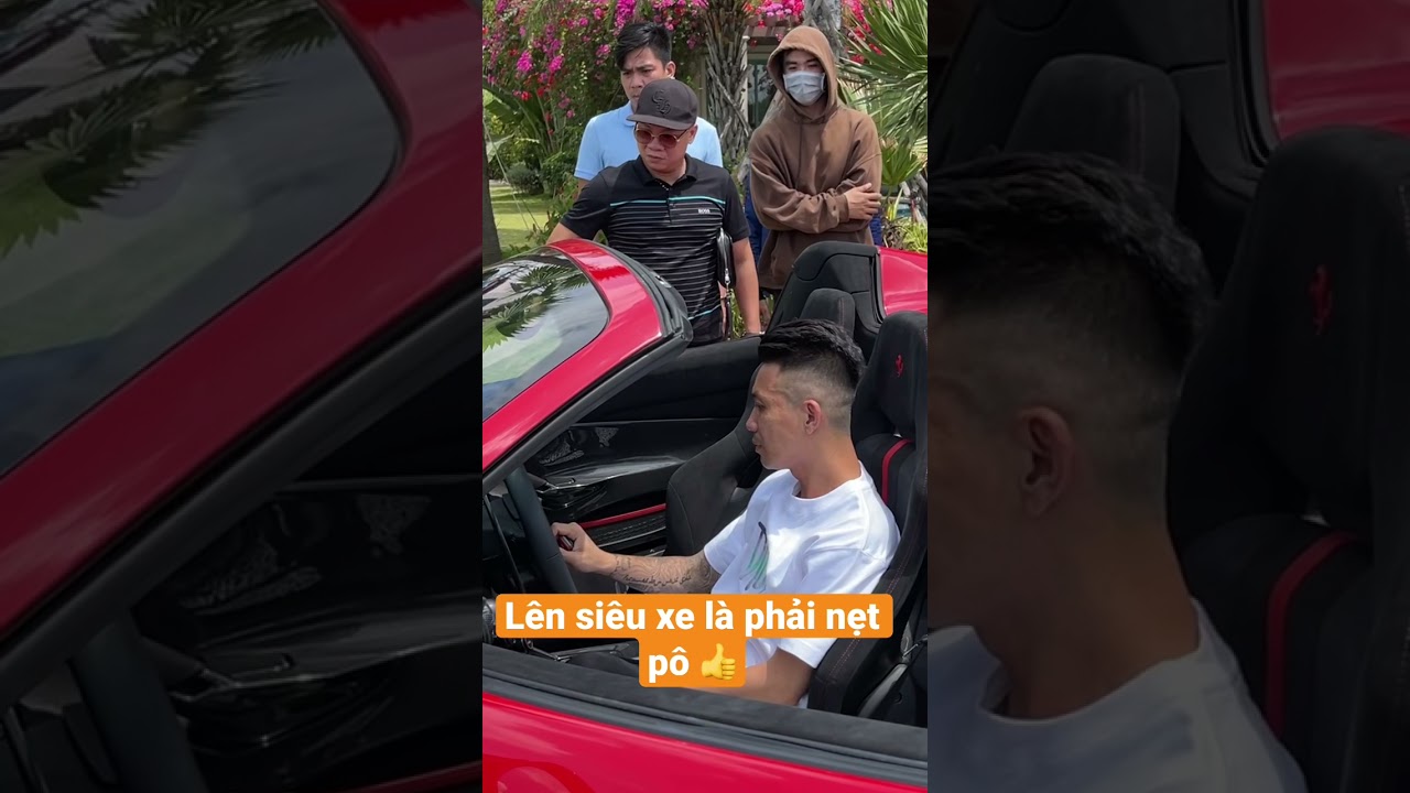 Đại gia Minh Nhựa nẹt thử tiếng pô siêu xe Ferrari của đại gia Khánh Mailisa