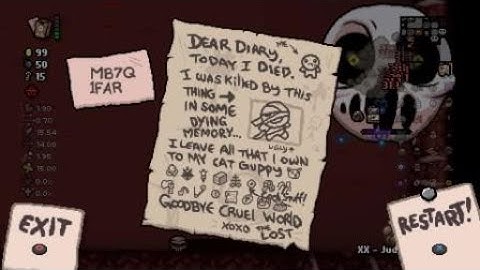 The time i killed delirium as Tainted Lost but...