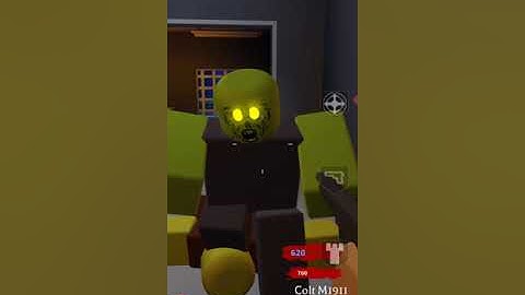Playing Mmc Zombies project on roblox