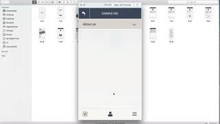 Adobe XD how to scroll a mobile page with fixed menu